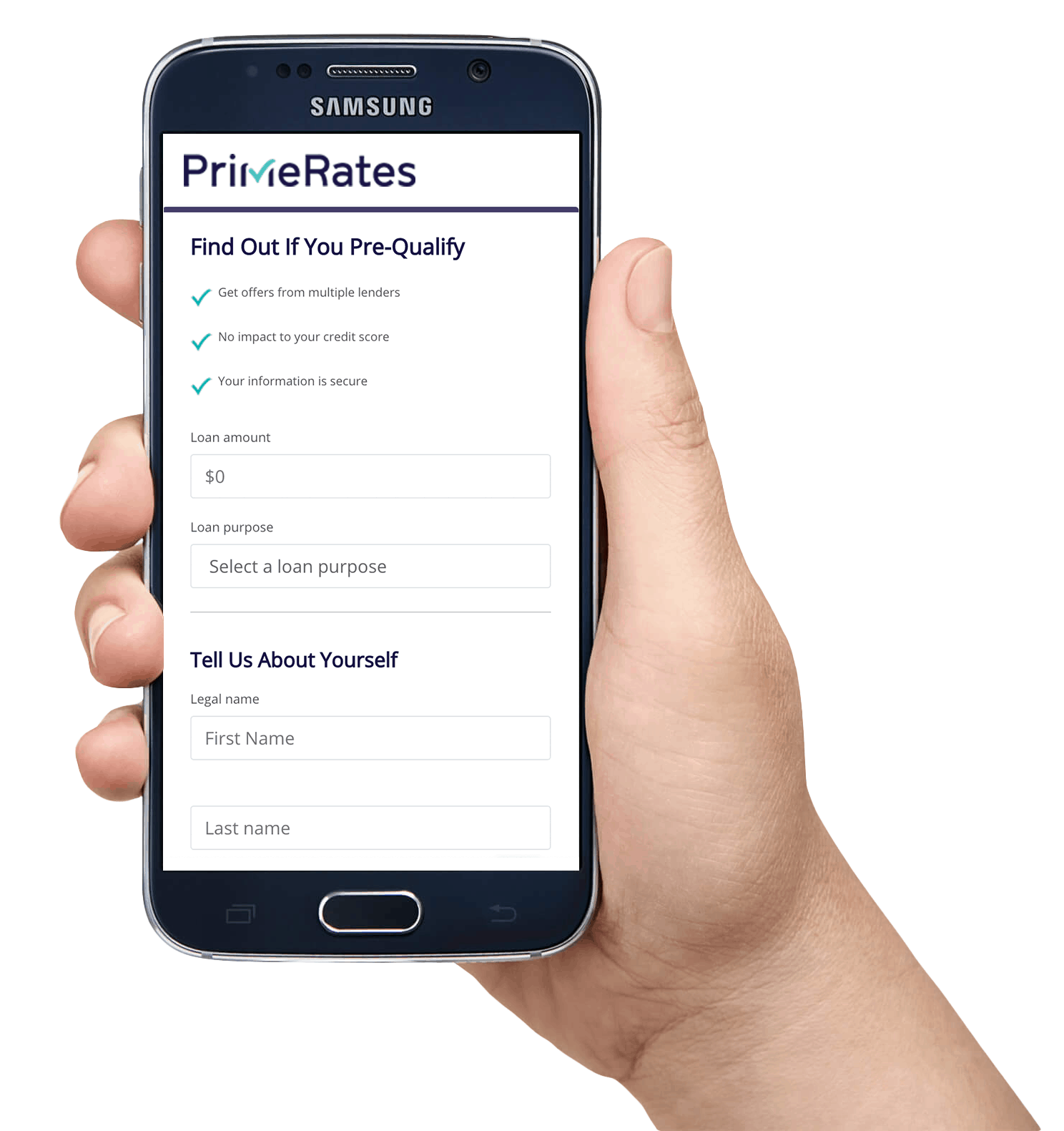Smartphone Prequal App4