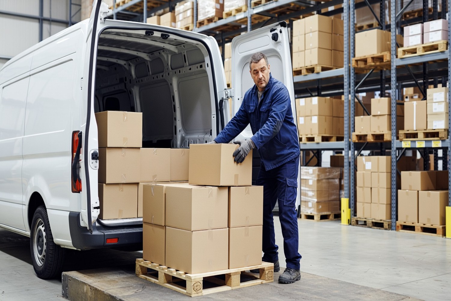 Delivery operations representing fleet and inventory investment with 150000 dollar business loans