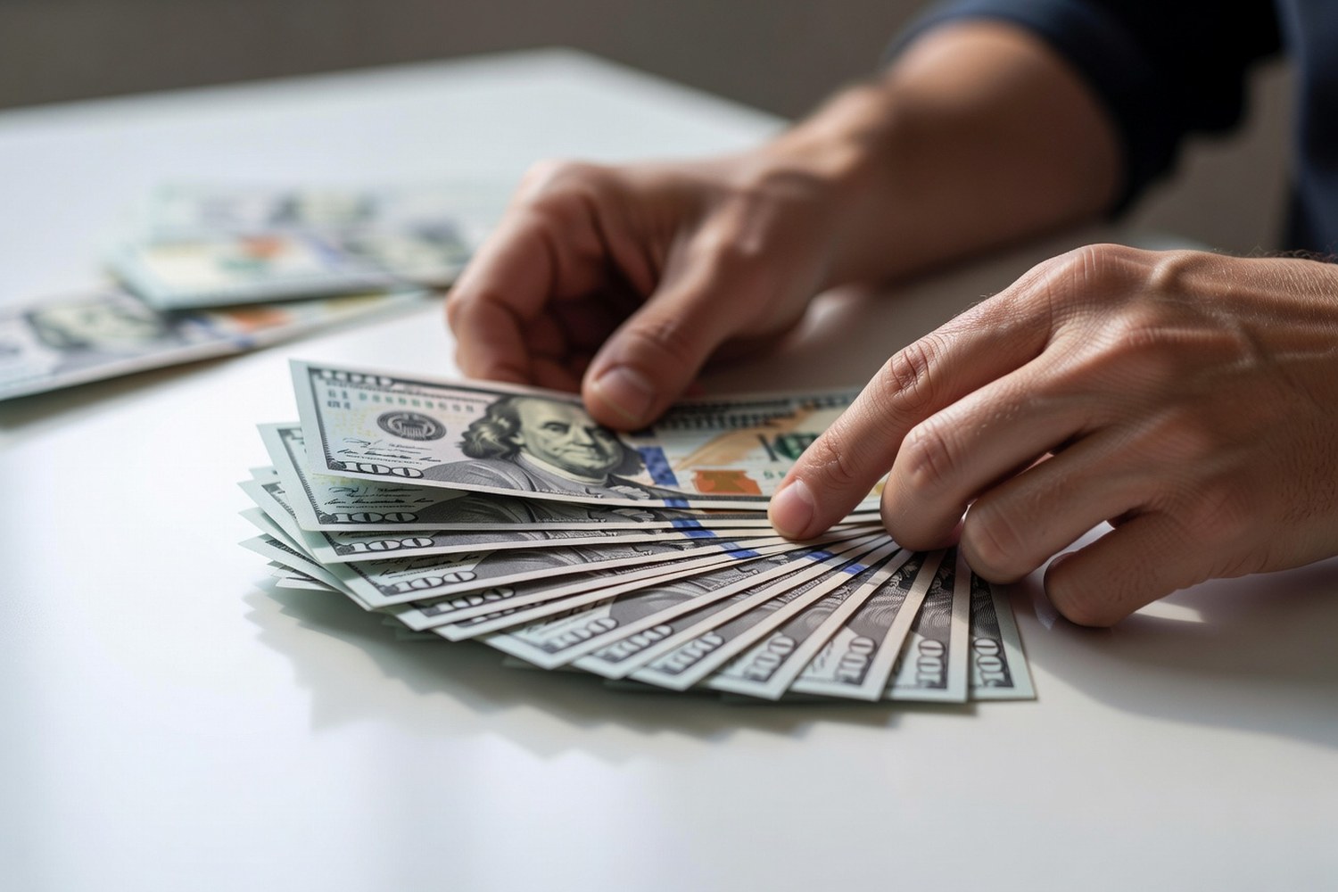 Cash representing 5000 dollar personal loan amount and funding options