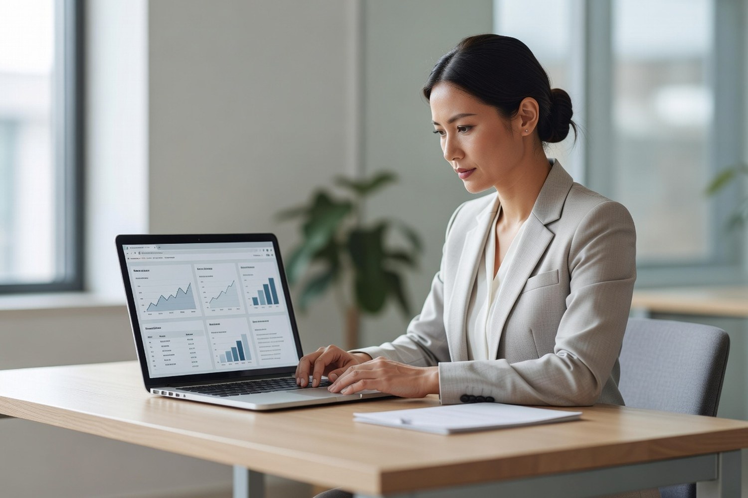 Woman comparing multiple personal loan prequalification offers on laptop for 600 credit score