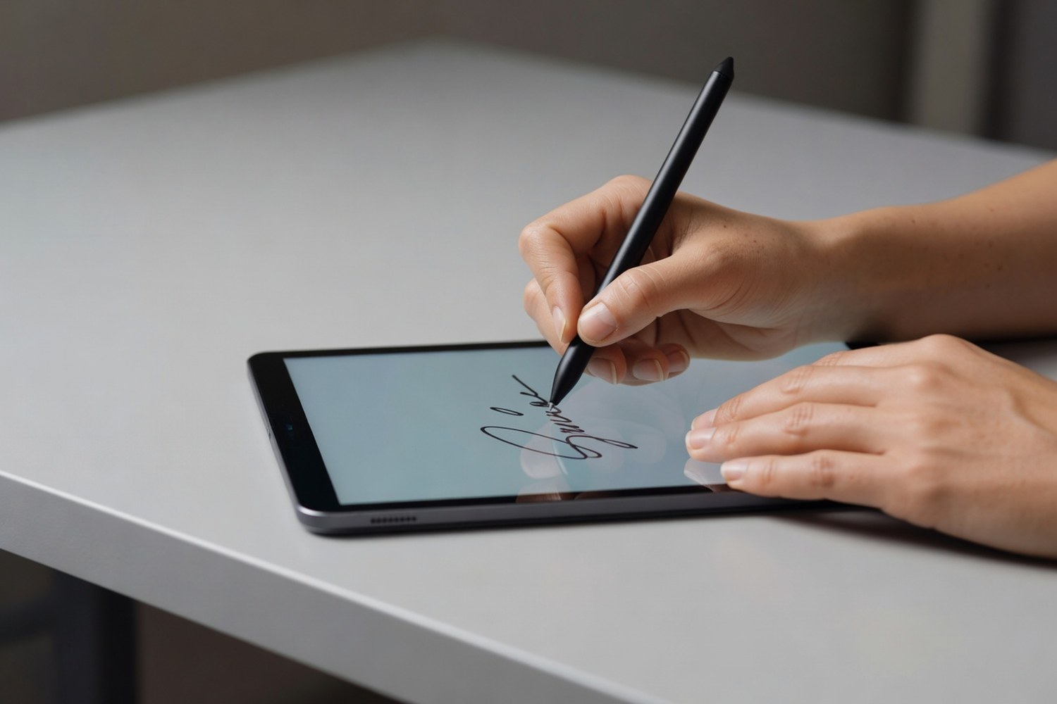 Digital signing process representing Figure HELOC online application