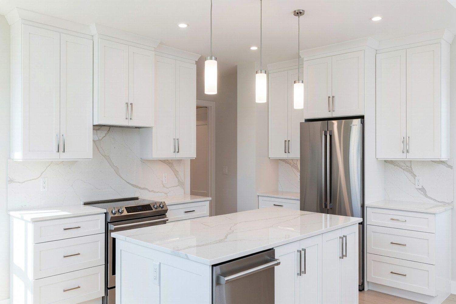 Beautifully finished modern kitchen after remodel financed with a personal loan