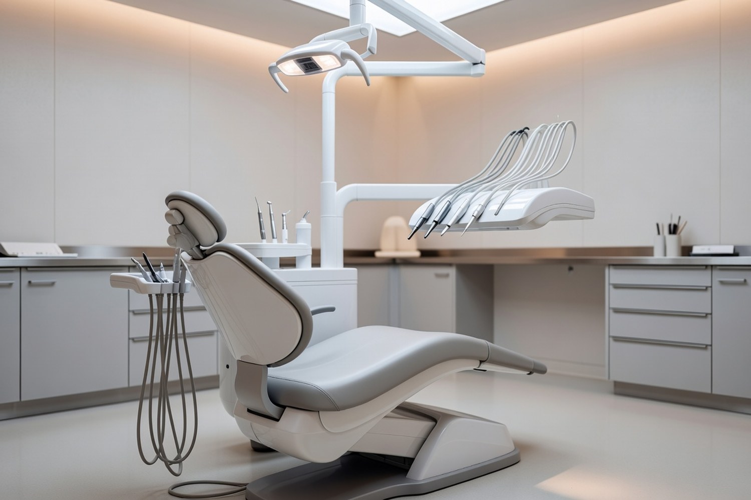 Modern dental operatory with professional equipment representing capital needs of medical practice loans