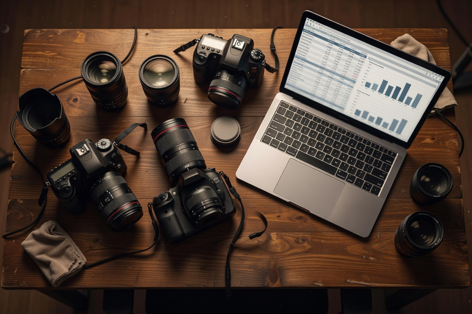 Comparing photography business loan options for equipment and studio