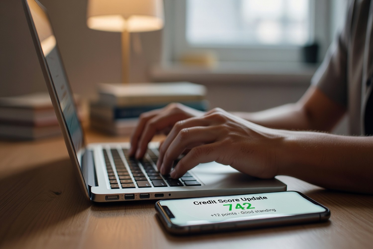 Checking credit score as part of personal loan prequalification steps