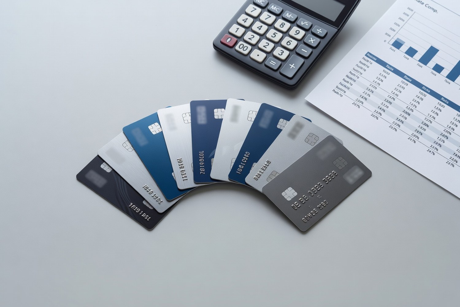 Comparing credit card APRs tied to the prime rate